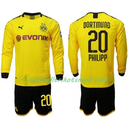 Fußballtrikots Borussia Dortmund Philipp 20 Kinder 2019-2020 Langarm Heimtrikotsatz kaufen